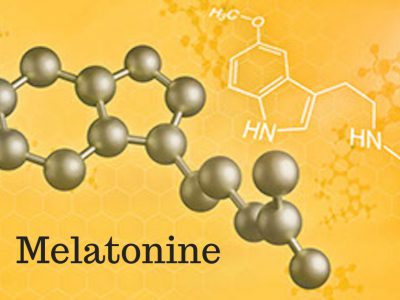 melatonine molecuul stof