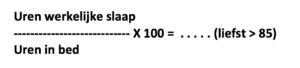 slaapefficientie